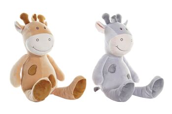 PELUCHE POLYESTER 25X21X50 GIRAFE 2 ASSORTIS. PE197368 1