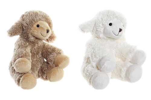 PELUCHE POLIESTER 21X24X26 OVEJA 2 SURT. PE197370