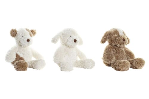 PELUCHE POLIESTER 30X32X28 PERRO 3 SURT. PE197372