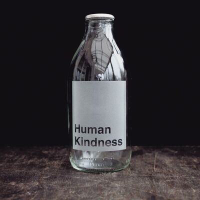 Human kindness blank greetings card