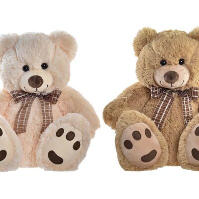 PELUCHE POLYESTER 35X30X41 OURS 2 ASSORTIS. PE197391