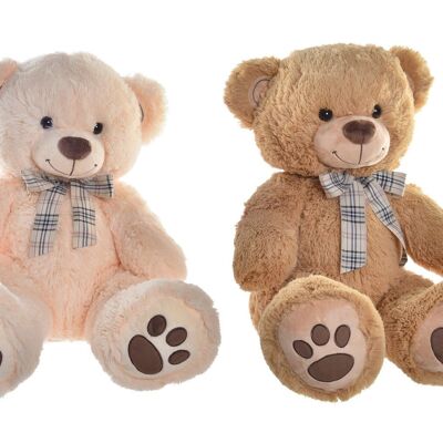 PELUCHE POLYESTER 45X40X51 OURS 2 ASSORTIS. PE197392
