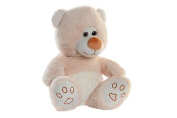 PELUCHE POLYESTER 25X23X30 OURS BEIGE PE203590 1
