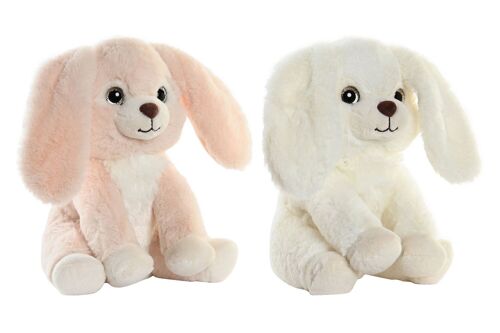 PELUCHE POLIESTER 20X15X28 CONEJO 2 SURT. PE203591