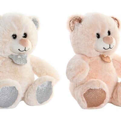 PELUCHE POLYESTER 20X18X24 OURS 2 ASSORTIS. PE203593