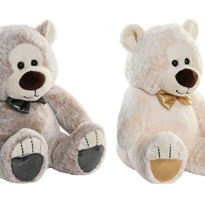 PELUCHE POLYESTER 30X28X36 OURS 2 ASSORTIS. PE203597