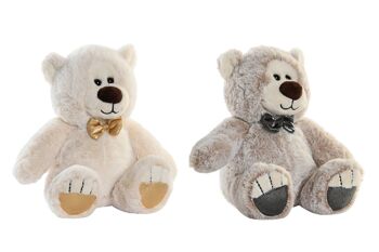 PELUCHE POLYESTER 22X19X23 OURS 2 ASSORTIS. PE203596 1