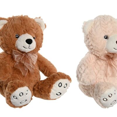 PELUCHE POLYESTER 15X15X23 OURS 2 ASSORTIS. PE205609