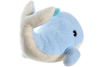 PELUCHE POLYESTER 20X20X28 BALEINE DU NARVAL 2 ASSORTIS. PE205616 3