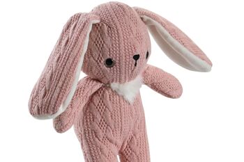 PELUCHE POLYESTER 15X10X14 LAPIN 4 ASSORTIMENTS. PE205620 2