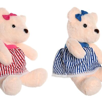 PELUCHE POLYESTER 13X13X30 OURS 2 ASSORTIS. PE205903