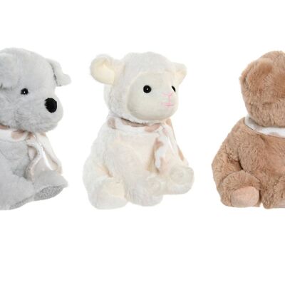 PELUCHE POLYESTER 14X14X20 3 ASSORTIMENTS. PE205906