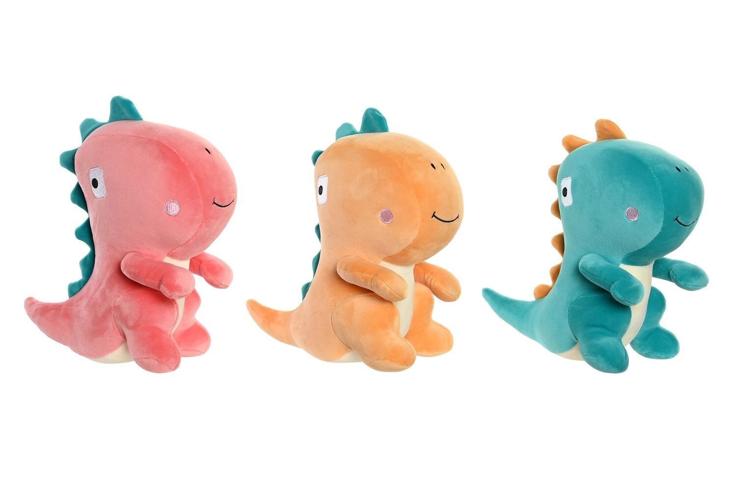 POLYESTER-TEDDY 16X23X24 DINO 3 SORTIERT. PE205911