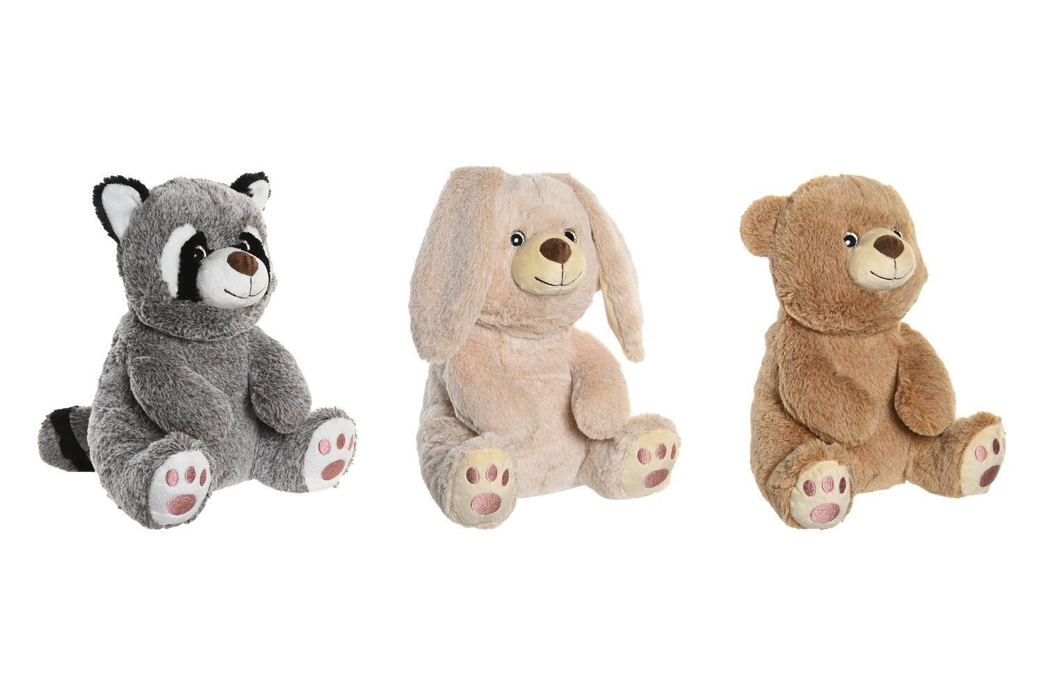 PELUCHE POLIESTERE 20X20X27 3 ASSORTIMENTI. PE206125