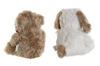 PELUCHE POLYESTER 20X20X25 COEUR ANIMAL 4 ASSORTIMENTS. PE206133 3