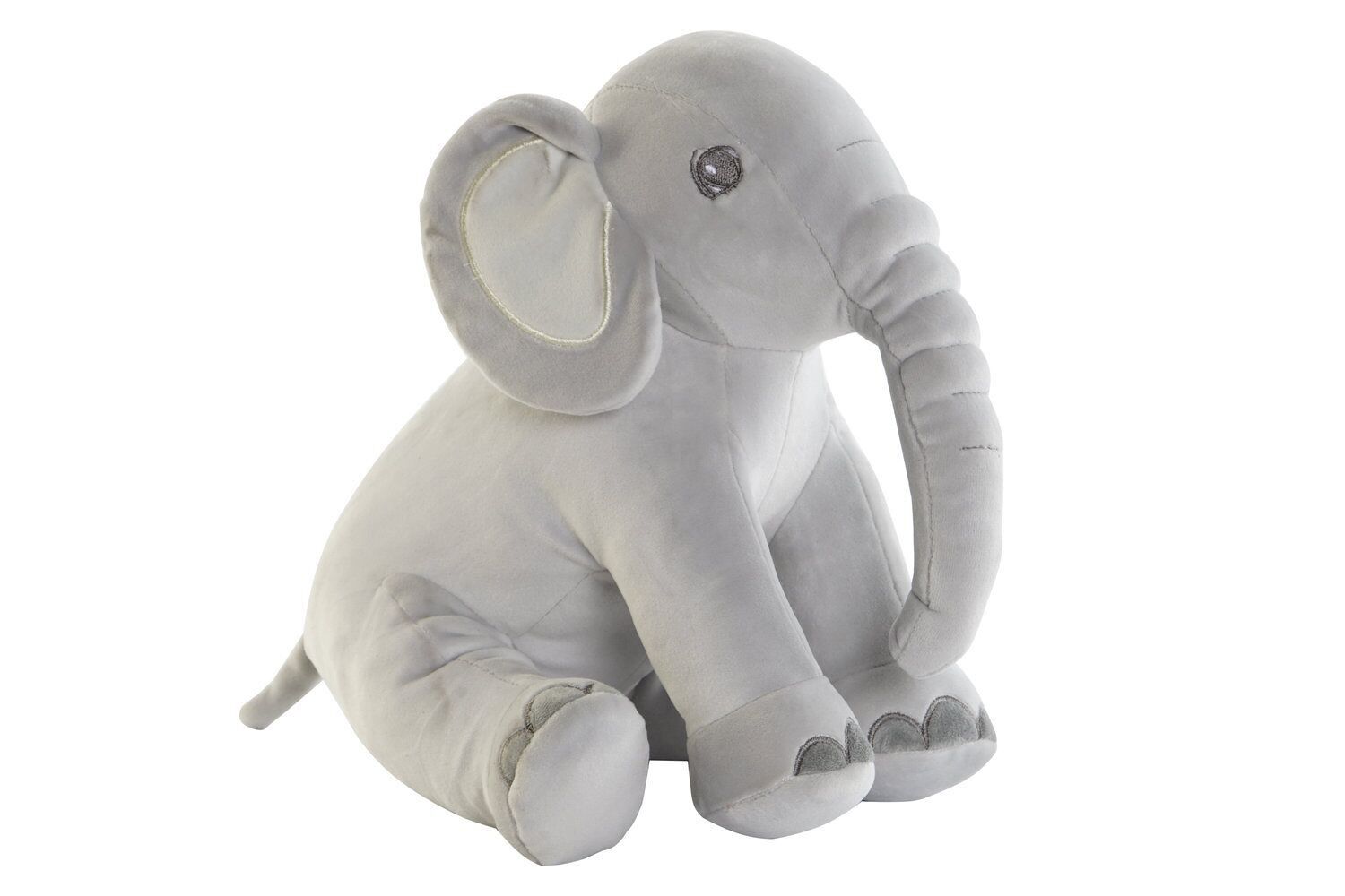 POLYESTER PLUSH 18X20X25 LIGHT GRAY ELEPHANT PE207452