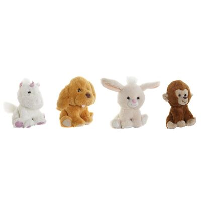 PELUCHE POLIESTERE 10X7X20 ANIMALI 6 ASSORTIMENTI. PE207454