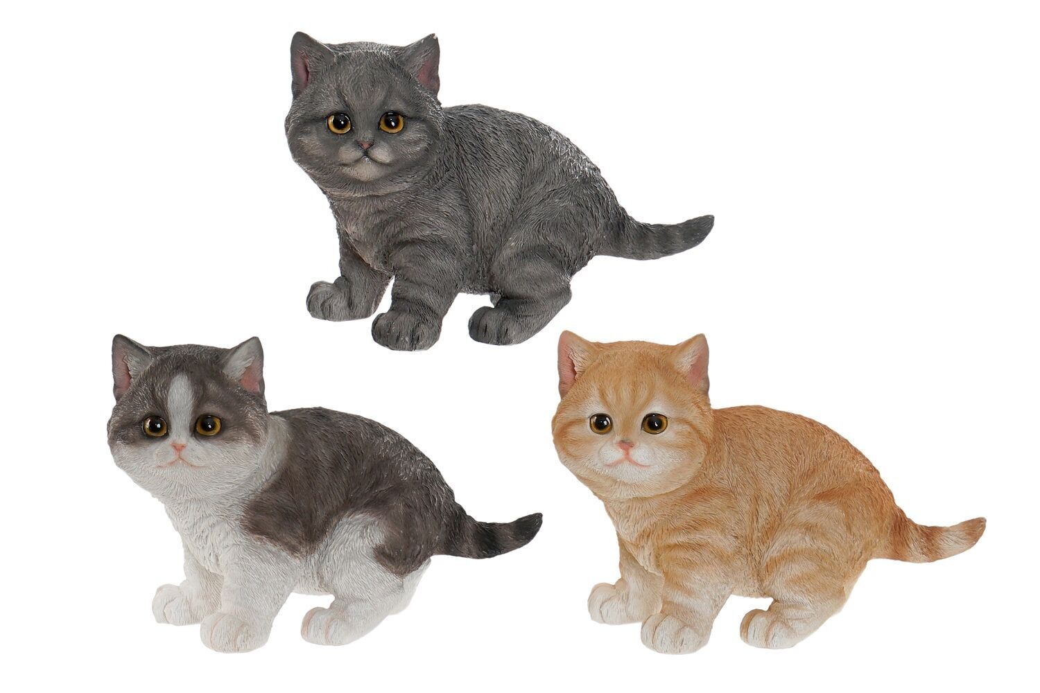 RESIN FIGURE 20,5X10X15 KITTEN 3 ASSORTMENTS. RF157249