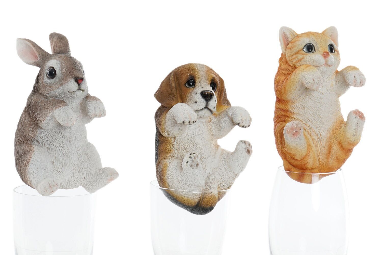 RESIN FIGURE 9X9X15,5 ANIMAL 3 ASSORTMENTS. RF157251