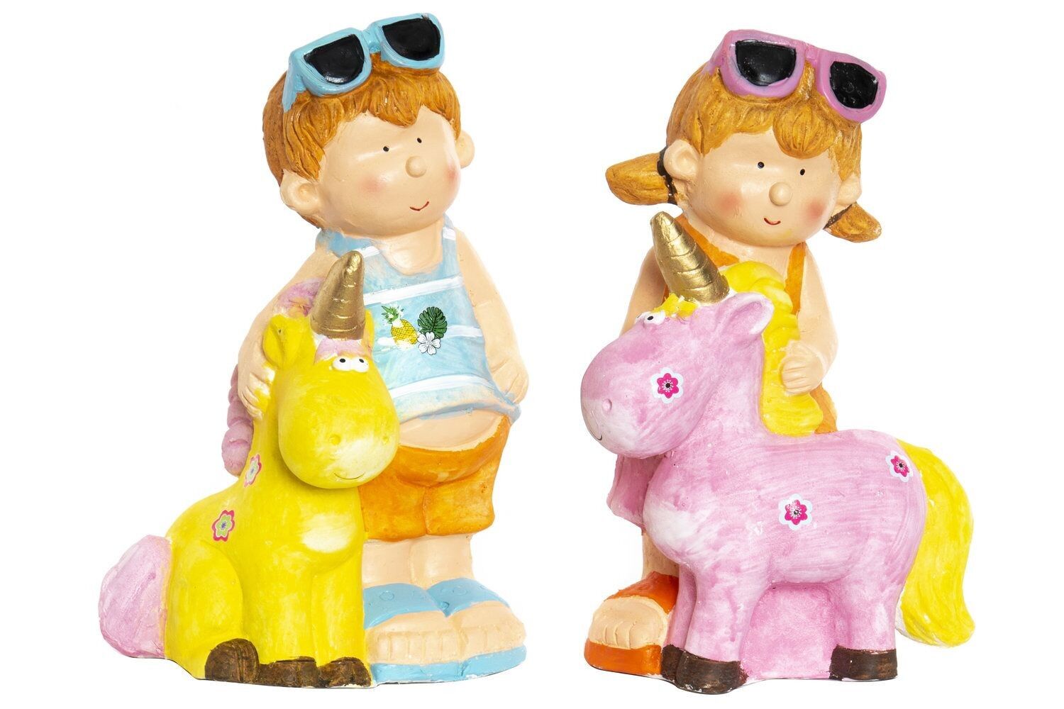 FIBERGLASS FIGURE 23X19X40 CHILDREN 2 ASSORTMENTS. RF157263