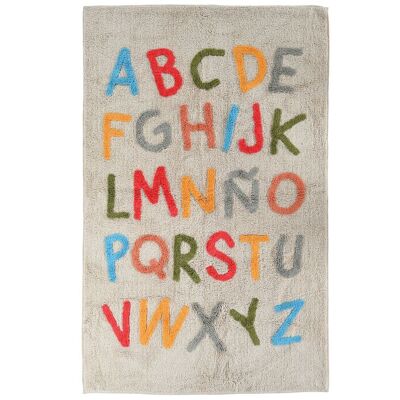 TAPIS COTON 100X150X1,5 1700 G/M² ALPHABET TX210111