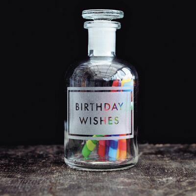Deseos de cumpleaños tarjeta de cumpleaños en blanco