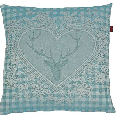 Decorative cushion for rooms approx. 42 x 42 cm Color 003 turquoise