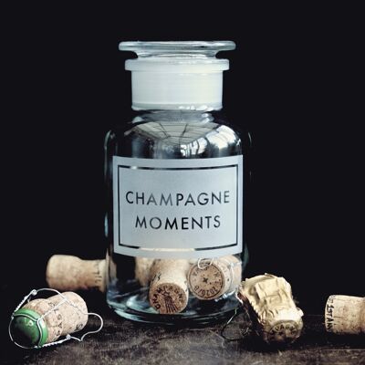 Champagne moments blank greetings card