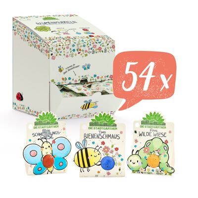 Espositore - 1 biglia fiore (54 pezzi)
