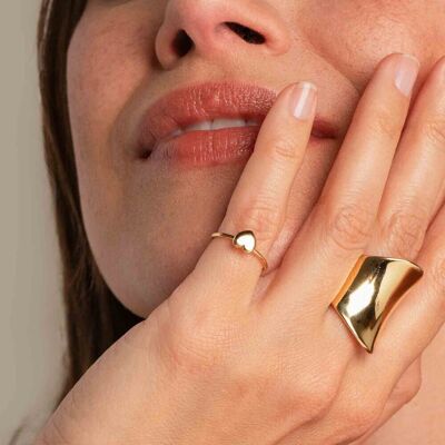 Alda XS ring - for small finger size, heart