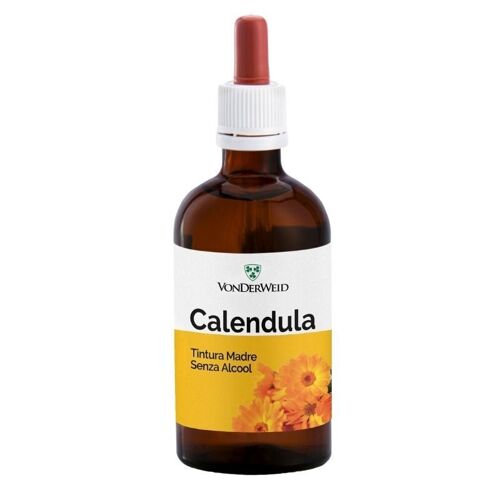 Calendula Tintura Madre Analcolica 100 ml | Estratto Glicerico di Calendula | Integratore Alimentare