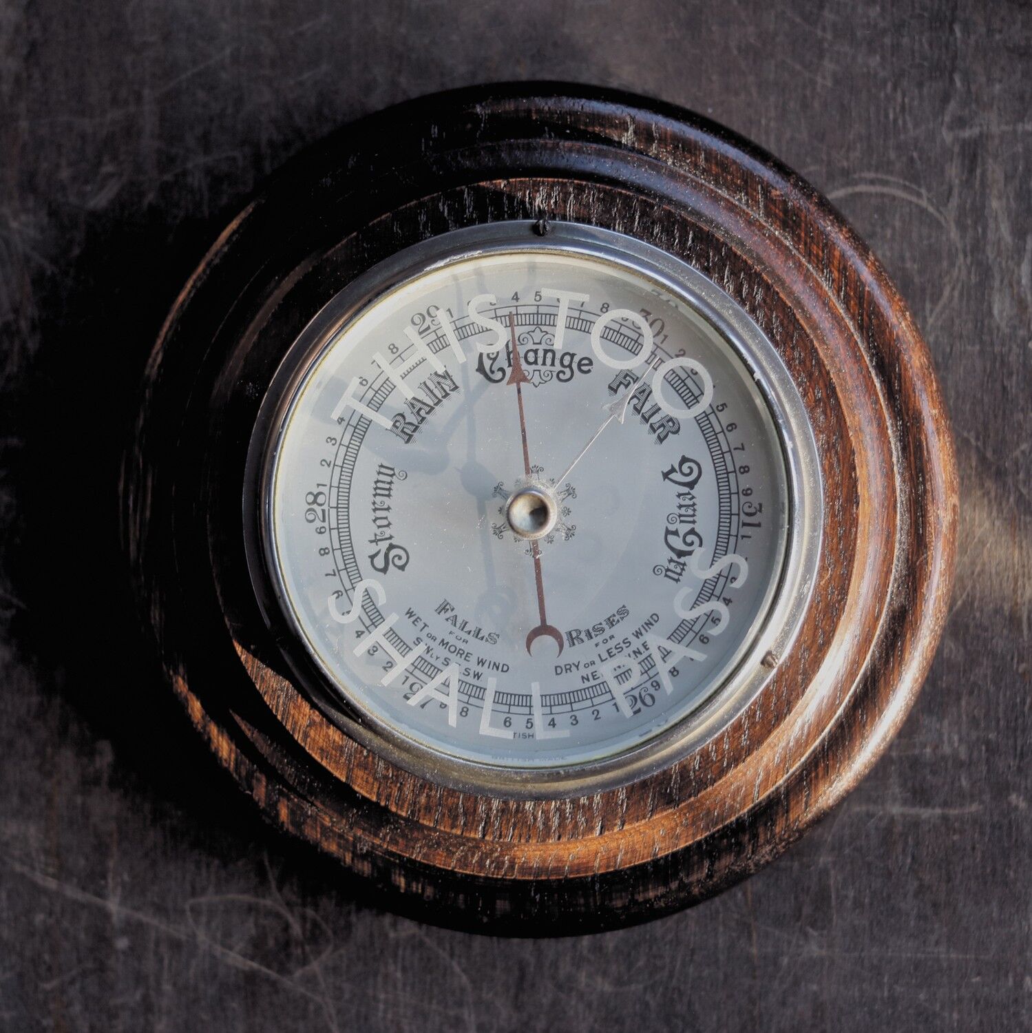 Esto también pasará la tarjeta de felicitación en blanco.