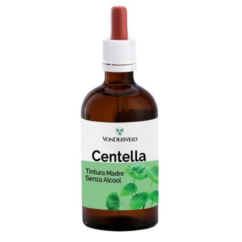 Centella Tintura Madre Analcolica 100 ml | Estratto Glicerico di Centella | Integratore Alimentare