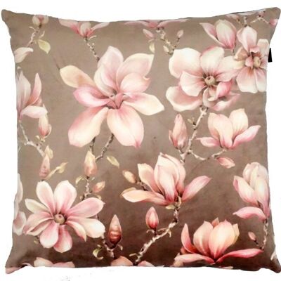 Cojín decorativo de terciopelo magnolia de aprox. 47x47cmColor 001rosa