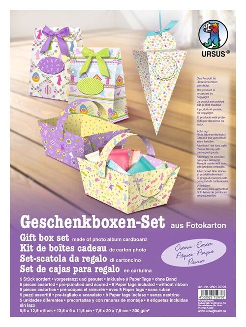 Geschenkboxen-Set "Ostern"