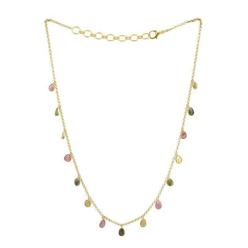 Collana Kiribati con tormaline multicolori