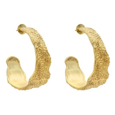 Posidonia hoop earrings
