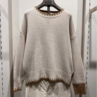 Scalloped Turtleneck