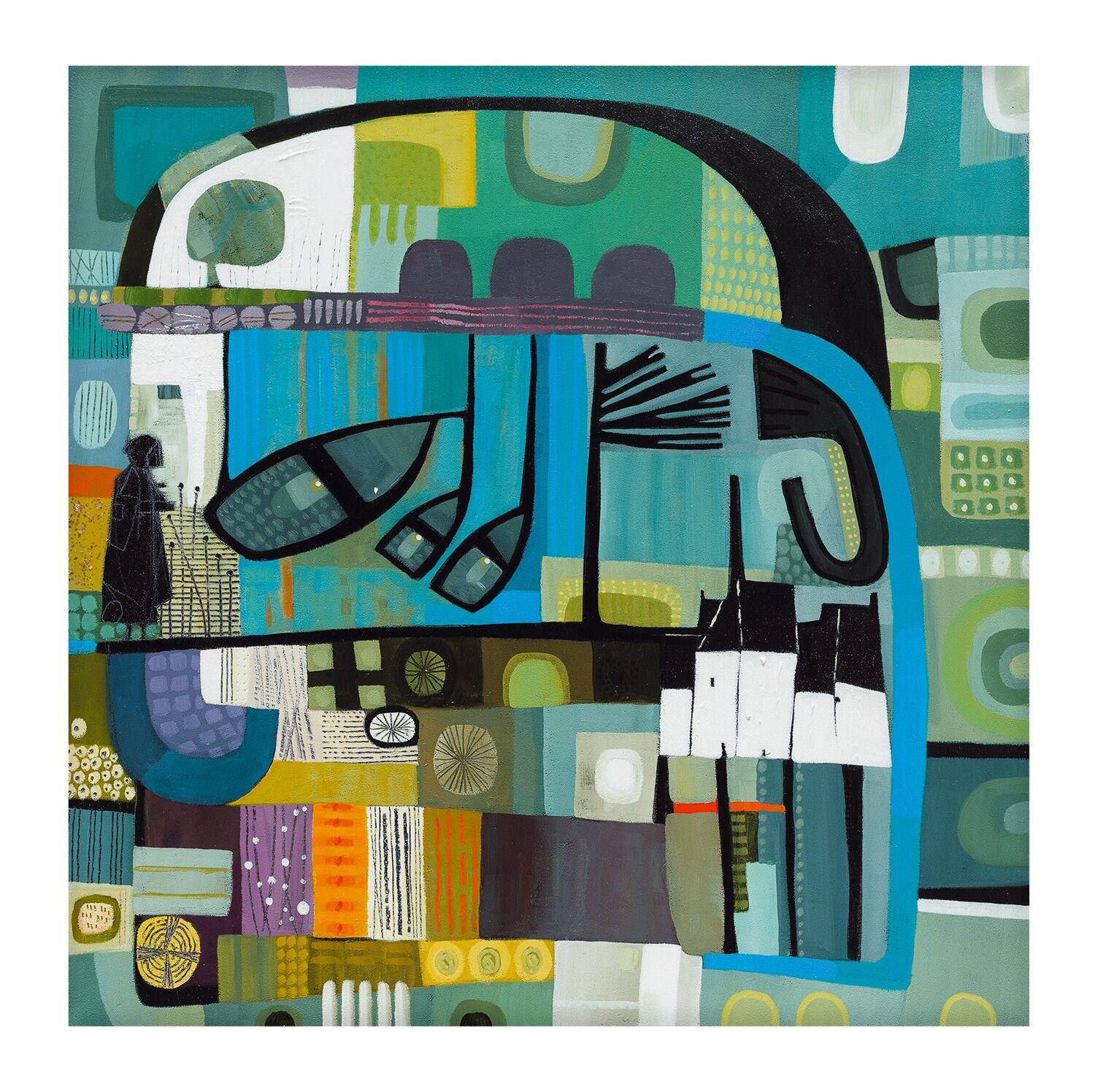 Casting thoughts on the tide blank art card