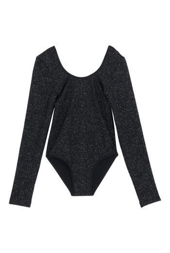 Body Coton BIO - Paillettes Black 2