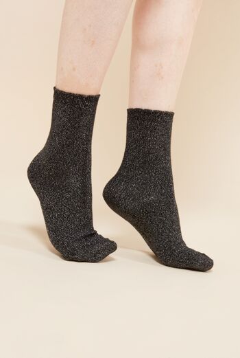 Chaussettes Lurex - Pirate Black Taille 36-41 3