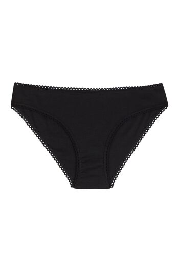 Culotte Coton BIO - Pirate Black 2