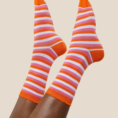 Socken aus BIO-Baumwolle – Streifen