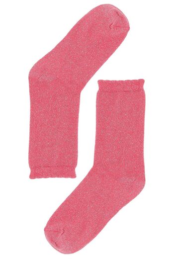 Chaussettes Lurex - Rose 2