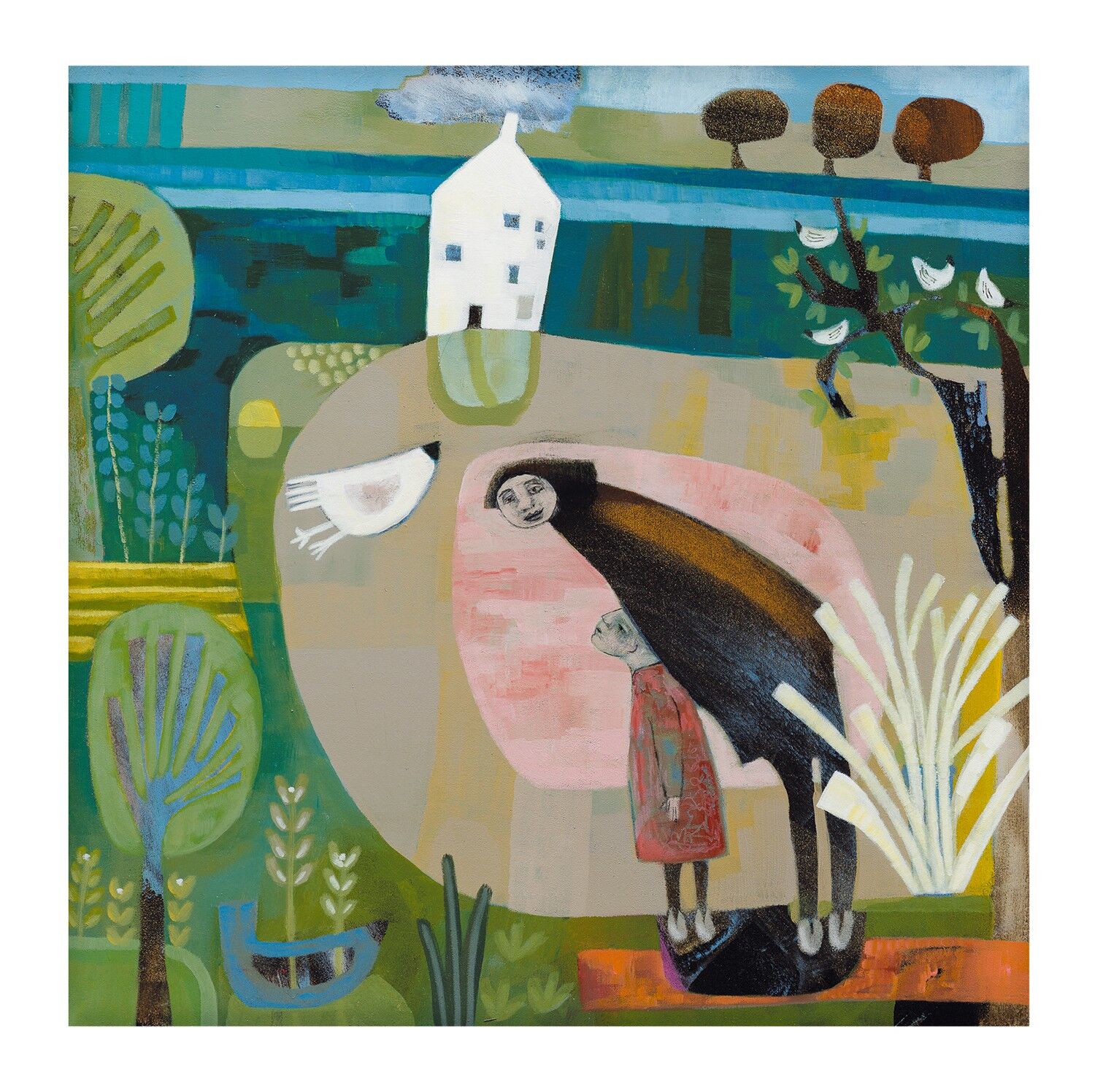 Appoggiarsi al vento carta d'arte vuota