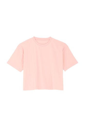 T-shirt coton BIO - Rose 2