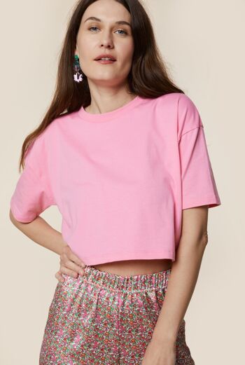 T-shirt coton BIO - Sachet Pink 1