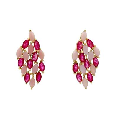 Pendientes Septo deluxe rosas