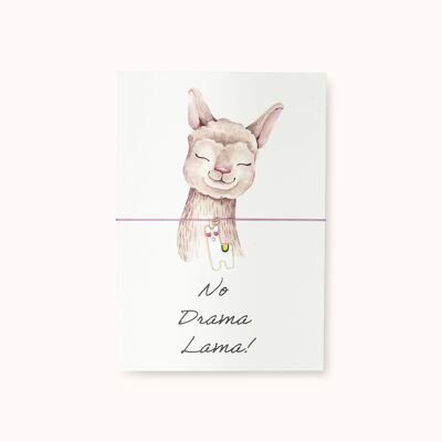 Tarjeta de pulsera: No Drama Llama