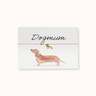 Bracelet Card: Dogmum - Dachshund